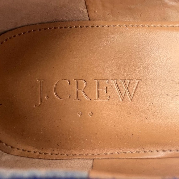 J. Crew Blue Suede Block Heel Ballet Flats Size 6 Women’s - Picture 2 of 9